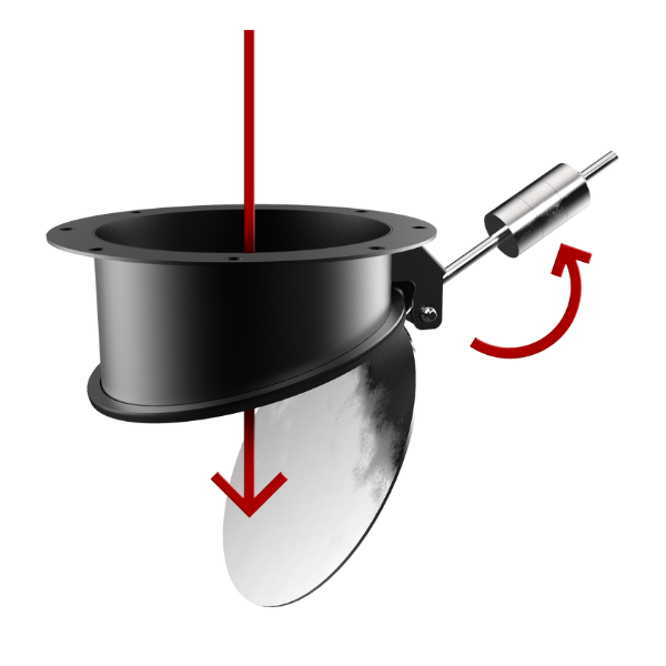 Counterbalanced flap, diameter 250 mm (P12391)