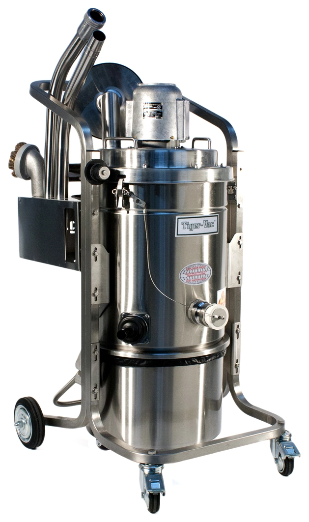 Tiger-Vac EXP1-10 (25L) DT RE HEPA MFS (SS-FOD CART)