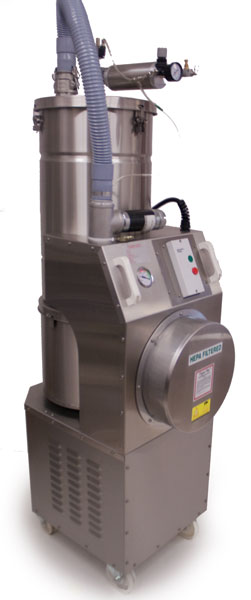 Tiger-Vac CD-2600 CR bagside med afgangsfilter