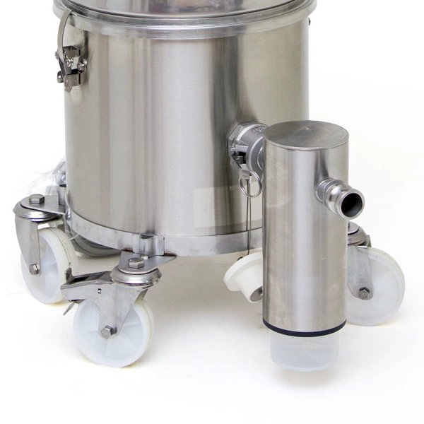 Tiger-Vac CR-1200D med separator 212208 monteret p&aring; det h&aelig;vede sugeindl&oslash;b